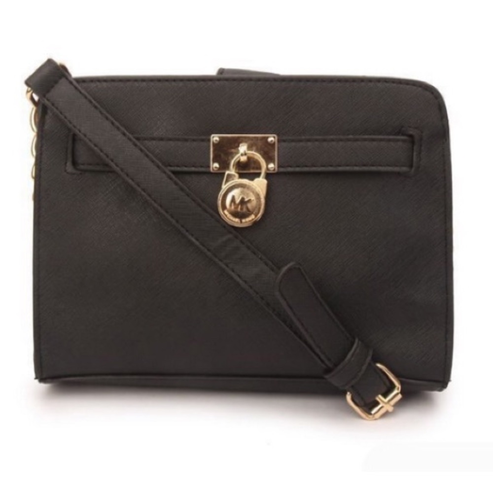 Black Michael Kors cross-body purse